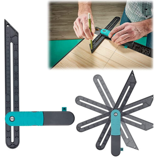 Règle à biseau angulaire : règle réglable 31  3  2 cm 1