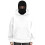 Unisex dames-pullover-casual, warm sweatshirt met-wit zwart M 1