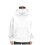 Unisex dames-pullover-casual, warm sweatshirt met dubbele-Wit XL 1