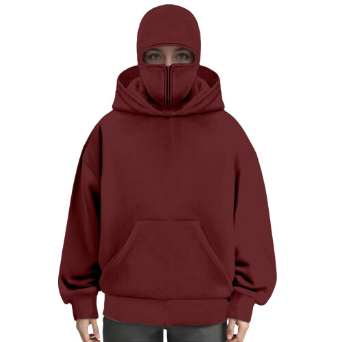 Unisex dames-pullover-casual, warm sweatshirt met-DDRED XXL