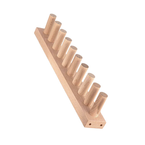 Natuurlijk houten breiframe met stevige basis voor-     A