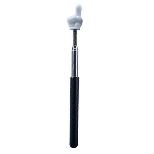 (As show, Pink) Finger Pointer Stick Professional Telescopic Teachers Pointer Long-lasting Handheld Pointer Stick fo