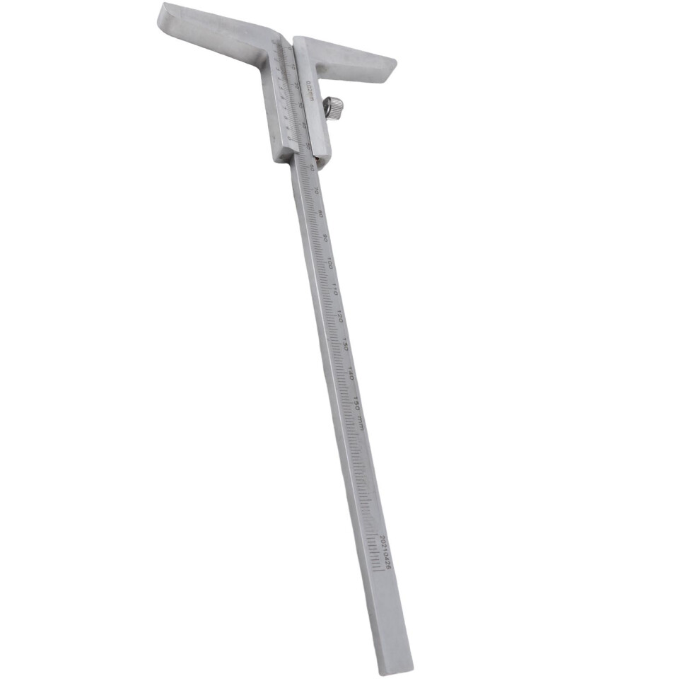 High Carbon Steel Depth Caliper 0-150Mm 0.02Mm Accurate Metal Measurement Tool 7901357783666