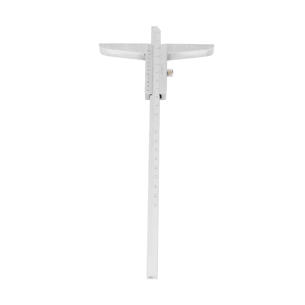 Machining Tool Vernier Caliper 0.02Mm Accuracy 200Mm Chrome Plated Surface 9361357783680
