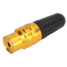 Metall CNC Universaler Auspuffrahmen Anti-Krach-Schieber für Motorräder Gold