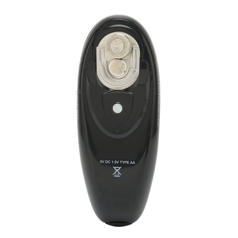 Electric Can Opener Food Safe Automatic Handheld Cutter Black 9331357783966