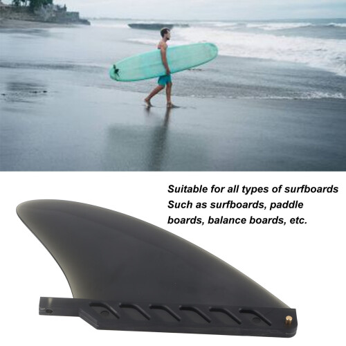 PVC Surfboard Fin Large Tail Fin Replacement for Paddle & Longboards Sturdy 2