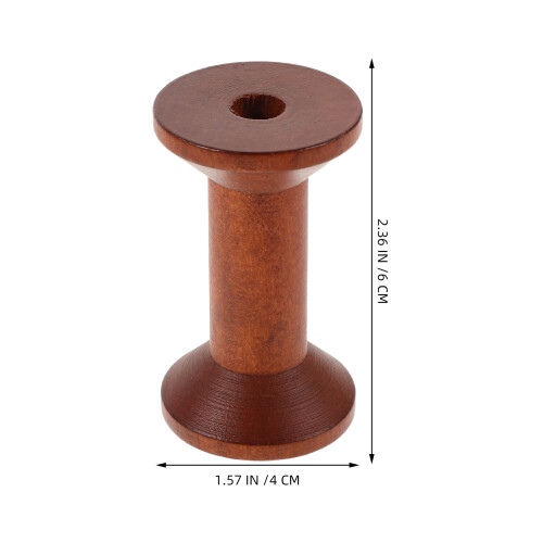 10 . carretes madera 2,36" para , y ganchillo 2