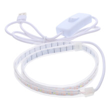 tira led de 50 cm para saxofón flauta y oboe con usb