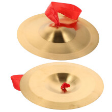 par de címbalos pequeños 24 cm aleación instrumento percusión ritmo