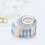 2 etiquetas autoadhesivas blancas impermeables para joyería 6