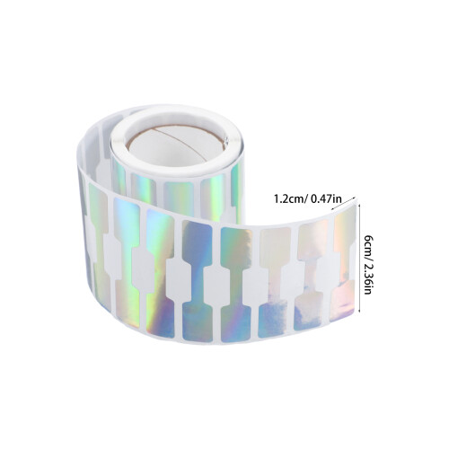 2 etiquetas autoadhesivas blancas impermeables para joyería 1