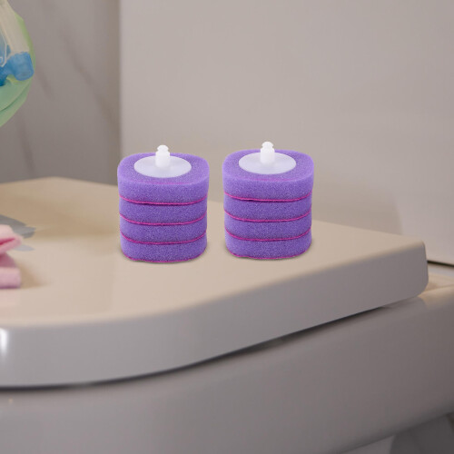 8 desechables para cepillo inodoro, , 2