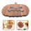 halloweenkürbisförmiges akazienholzbrett für , , , gemüse 10