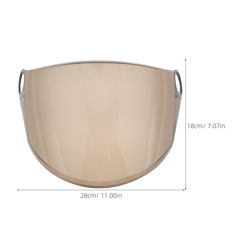 visor para casco , protección y escombros, marrón 2