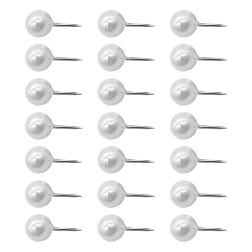 chinchetas redondas con perla falsa 100 uds para panel