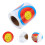 dianas adhesivas fluorescentes 76 mm con pegatinas para flechas 11