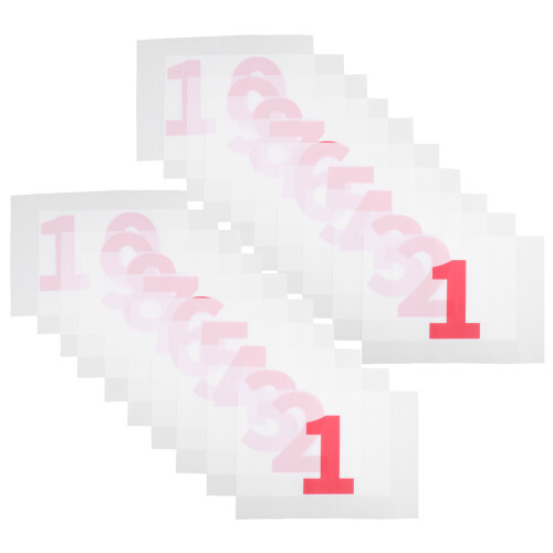 10 pièces baudriers légers numérotés rapides à enfiler pour course