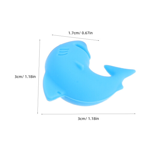 24 Pièces Marqueurs Verre Silicone Forme Requin Idéal Soirée 1