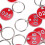 50 pièces badges numérotés 1 à 50 pour identification vestiaire 8
