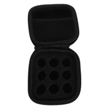Insulin Case Peptide Vial Travel Box 9 Slot Zippered Hard Shell Bag