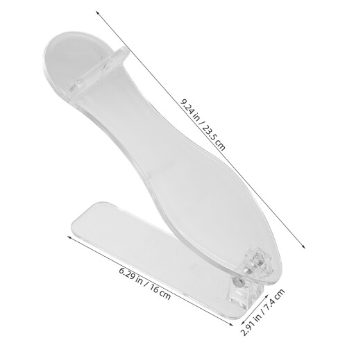 2 Pcs Shoe And Boot Rack Retail Sneaker Display Transparent 2