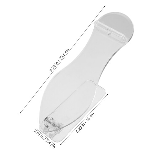 2 Pcs Shoe And Boot Rack Retail Sneaker Display Transparent 1