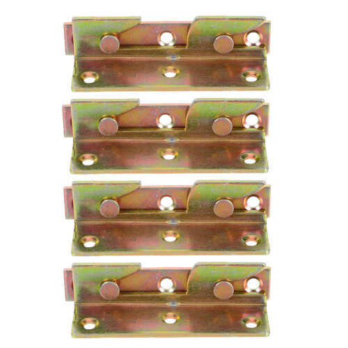 Bed Replacement Parts Iron Golden 4 Sets