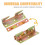 Bed Replacement Parts Iron Golden 4 Sets 9