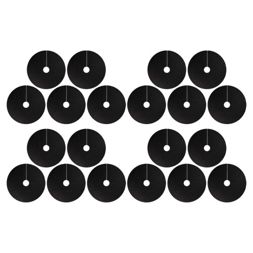20Pcs 25Cm Nonwoven Tree Mulch Ring Breathable Degradable