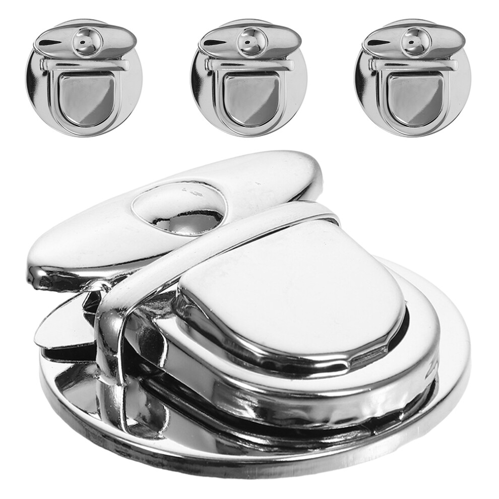 4 Pcs Latch Of Bags And Suitcases Purse Making Supplies Fasteners 3433214181550