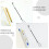 6Pcs Cordão Anti- Preto Para Stylus Com Ressorte 6