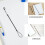 6Pcs Cordão Anti- Preto Para Stylus Com Ressorte 7
