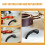 4pcs heat-resistant bakelite handle for espresso pots kettles 9