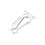 20 Pcs Flag Pole Replacement Parts Flagpole Clips For Silver 3