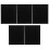 5 Pcs Blank Engraving Plates Engravable Plaque Office Black 11