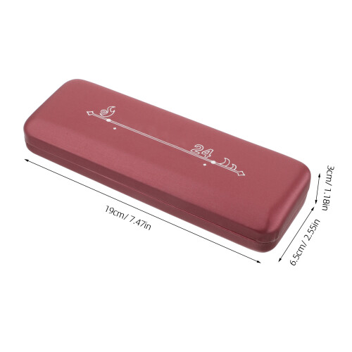Harmonica Storage Box Child Harmonicas Beginner Case 16 Holes Toddler 2