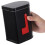 Mini Metal Mailbox With Base Waterproof Iron Box For Home Office Black 4