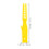 3pcs yellow for markers or plant labels 2