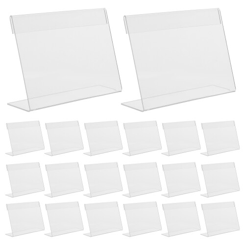 20 pz acrilico 4,72x3,14" per ufficio e negozio