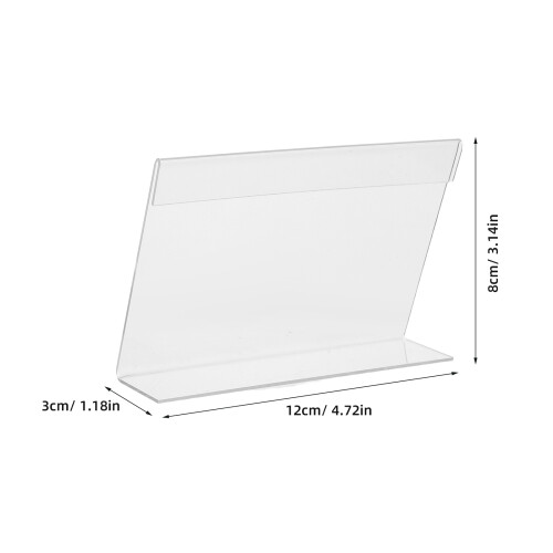 20 pz acrilico 4,72x3,14" per ufficio e negozio 2