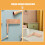 2 rattle in legno per bambini, strumento 10