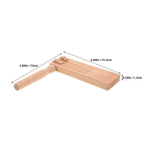 2 rattle in legno per bambini, strumento 1
