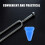 4 pezzi in silicone per diapason con base antiscivolo triangolare 9