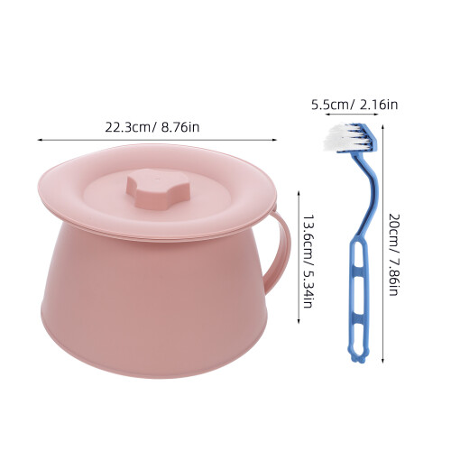 igienico portatile 1,5 l rosa con 2