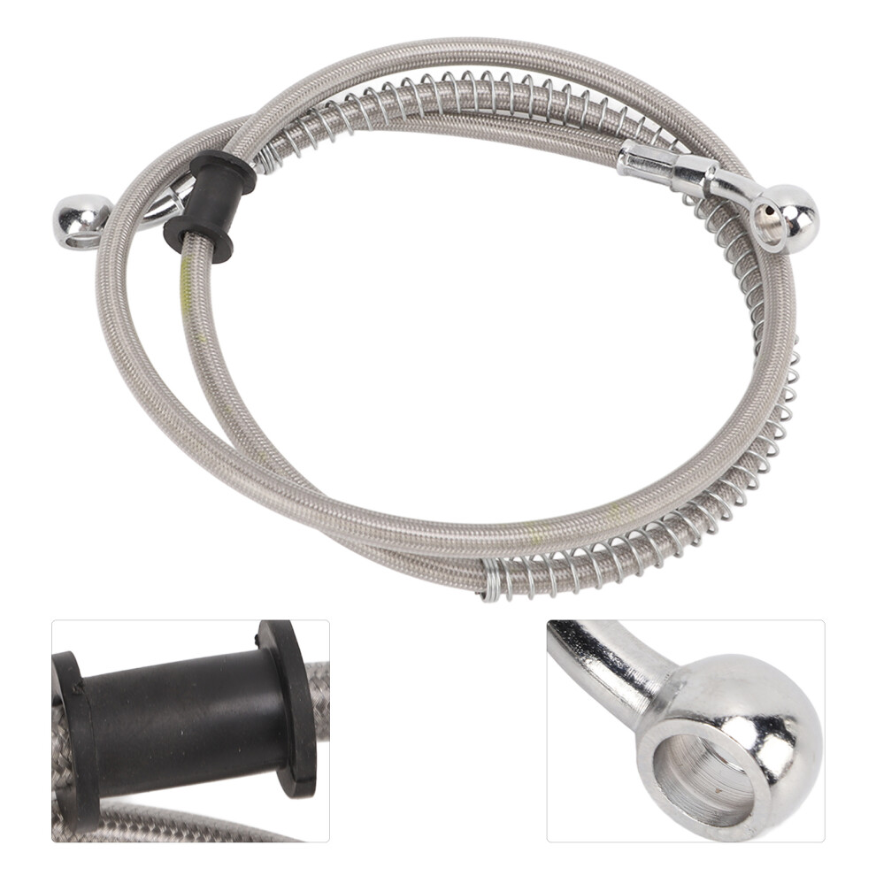 110Cm Steel Pvc Motorcycle Brake Hose For General Bikes, Knitted Steel Coupling 9431357784793