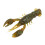 10 Stück grüne weiche PVC-Crawdad-Anglerköder für Barschangeln, 5,5 cm 6