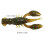 10 Stück grüne weiche PVC-Crawdad-Anglerköder für Barschangeln, 5,5 cm 4