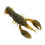 10 Stück grüne weiche PVC-Crawdad-Anglerköder für Barschangeln, 5,5 cm 8