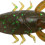 10 Stück grüne weiche PVC-Crawdad-Anglerköder für Barschangeln, 5,5 cm 11